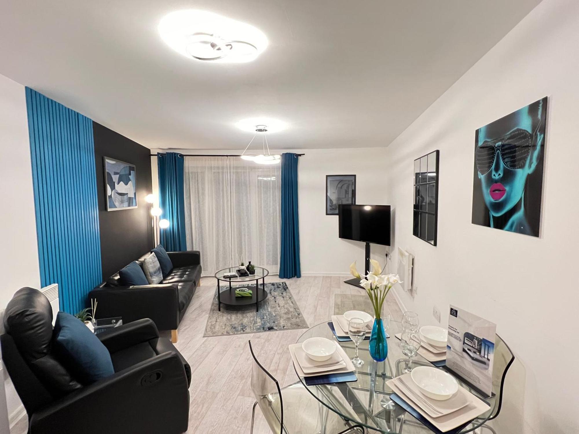 Cityfront Modern Apt Near City Centre/Etihad, Free Parking مانشستر المظهر الخارجي الصورة